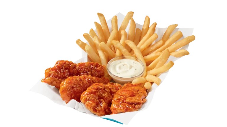 Buffalo Sauced & Tossed Chicken Strip Basket