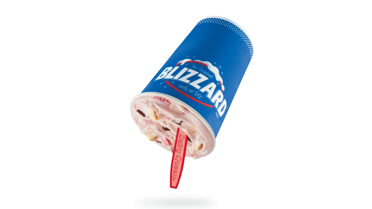 Dipped Strawberry Cheesecake Blizzard