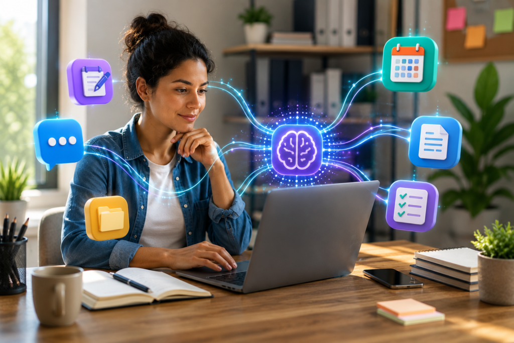 5 Aplicativos para Produtividade com IA Que Pouca Gente Usa do Jeito Certo