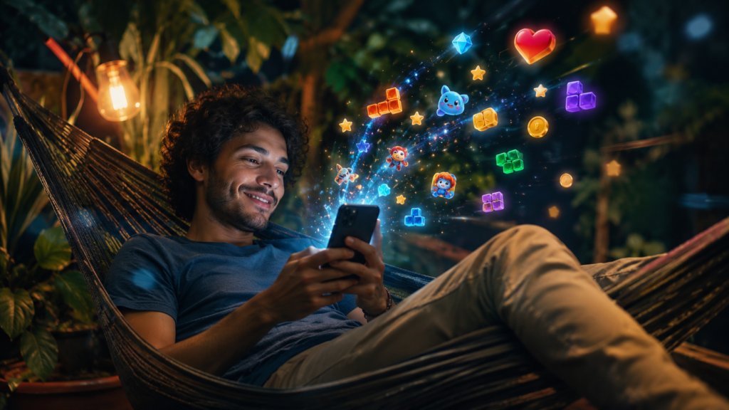 Aplicativos de Jogos Casuais Para Relaxar em Poucos Minutos